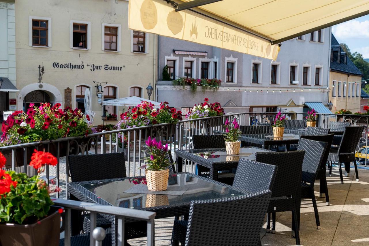 Hotel Ratskeller Schwarzenberg ชวาร์เซนเบิร์ก ภายนอก รูปภาพ